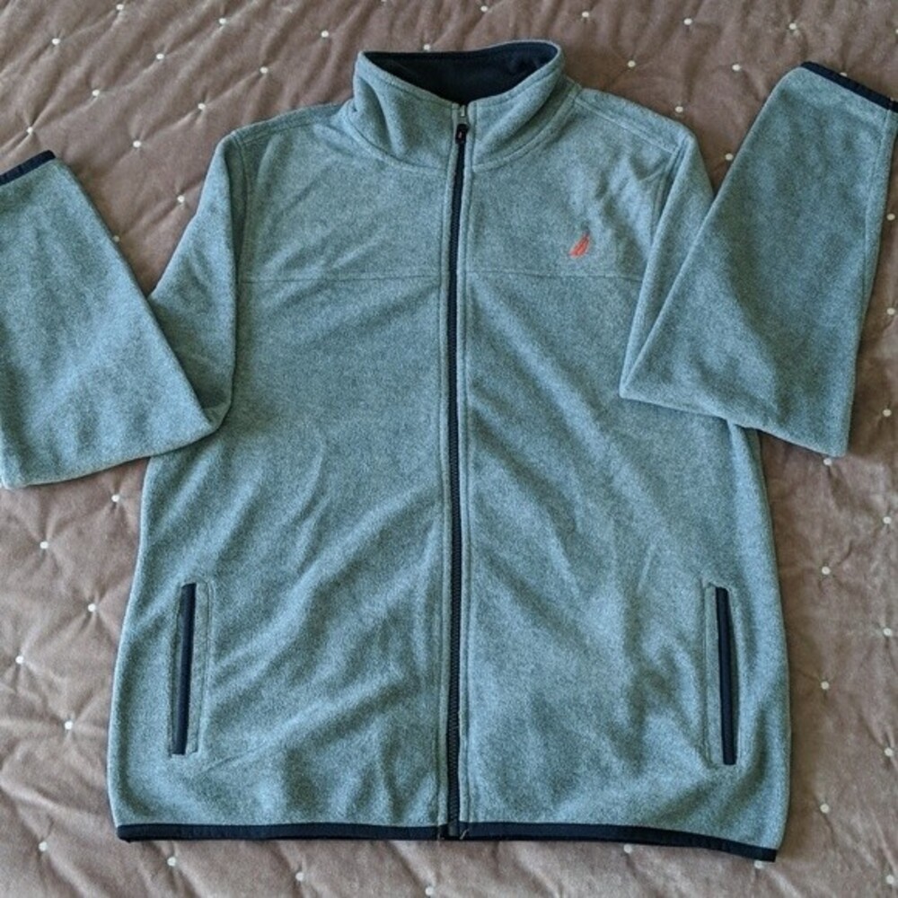 Nautica Youth Fleece Sweater Full Zupper Size XL 18/20